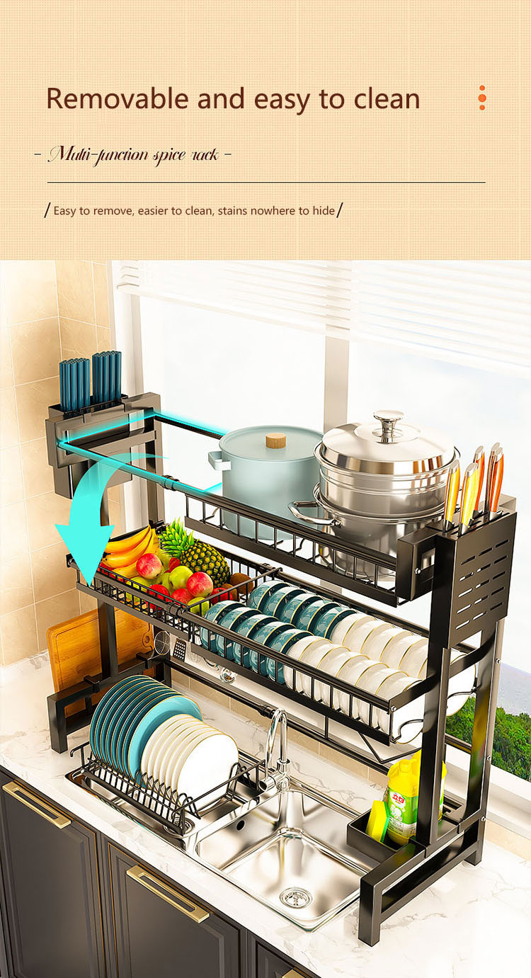 Kitchen Adjustable Modular Dish Rack Kitchen Adjustable Modular Dish Rack