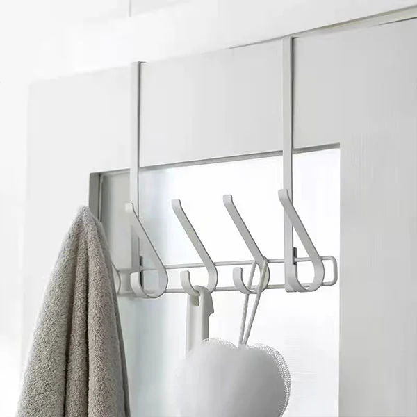 Multi Hook Metal Over The Door Storage Rack Multi Hook Metal Over The Door Storage Rack